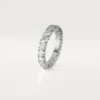 Cartier Destinee Wedding Band, 4.1 Mm Width, Paved