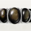Cartier Libre Tressage Bracelet, Obsidian, Diamonds