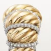 Cartier Libre Tressage Ring, Diamonds
