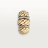 Cartier Libre Tressage Ring, Diamonds