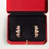Clash De Cartier Hoop Earrings, Onyx, Extra-Large Model, Diamonds