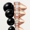 Clash De Cartier Ring, Onyx, Extra-Large Model, Diamonds