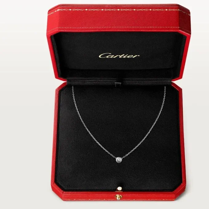 Diamants Legers Necklace, Sm – White Gold, Diamond – Cartier