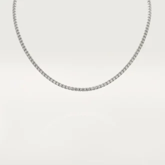 Lignes Essentielles Necklace, Brilliant-Cut Diamonds