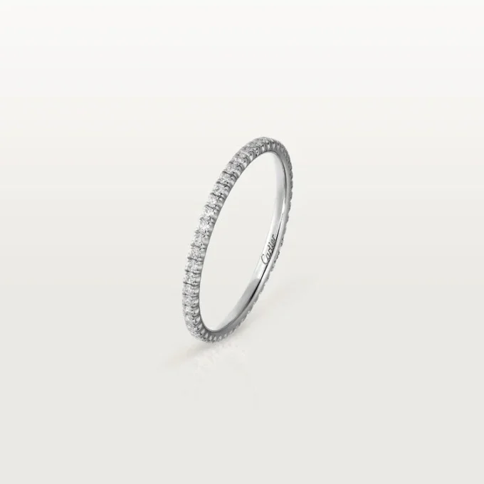 Etincelle De Cartier Wedding Band – White Gold, Diamonds – Cartier