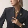 Faune Et Flore De Cartier Bracelet, Yellow, Orange and Brown Diamonds, Paved