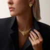 Faune Et Flore De Cartier Necklace, Yellow, Orange and Brown Diamonds, Paved