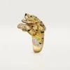 Faune Et Flore De Cartier Ring, Yellow, Orange and Brown Diamonds, Paved