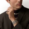 Geometrie & Contrastes Ring, Onyx, Paved