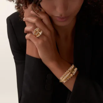 Grain De Cafe Bracelet, Diamonds