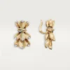 Grain De Cafe Earrings, Diamonds