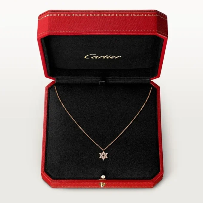 Hearts and Symbols Pendant – Pink Gold, Diamonds – Cartier