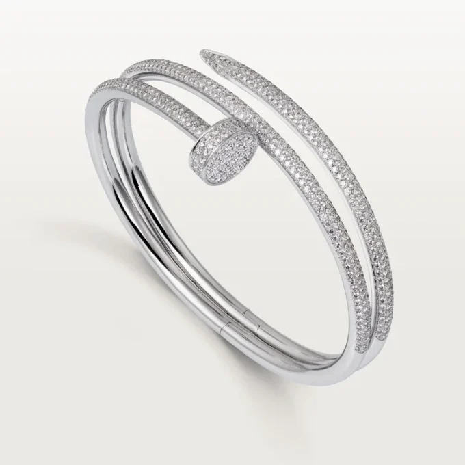 Juste Un Clou Bracelet, Double, Half-Paved