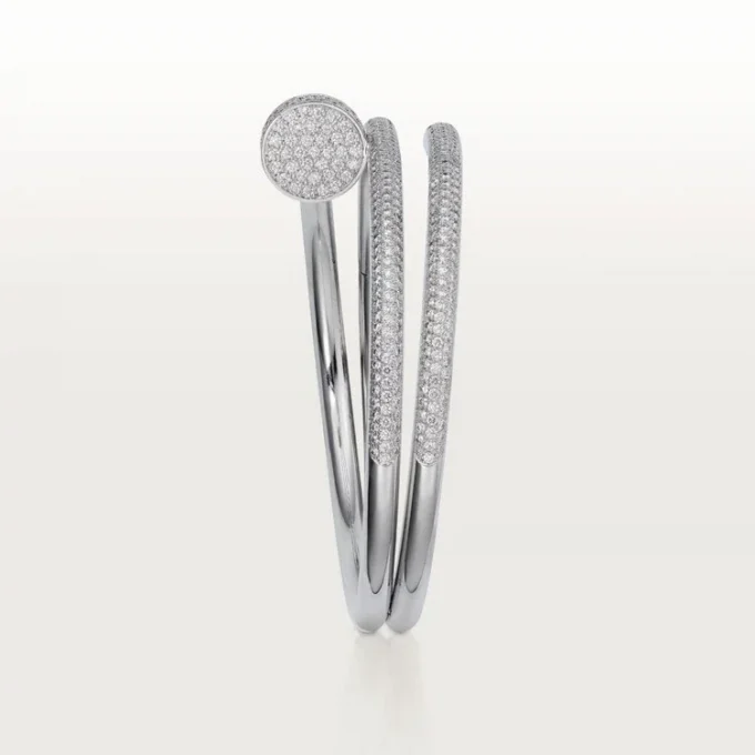 Juste Un Clou Bracelet, Double, Half-Paved