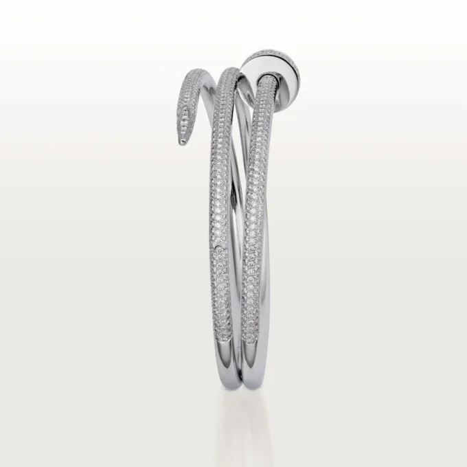 Juste Un Clou Bracelet, Double, Half-Paved