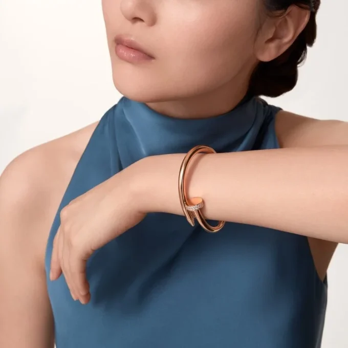 Juste Un Clou Bracelet, Large Model, Diamonds