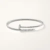 Juste Un Clou Bracelet, Small Model, Reverse-Set Diamonds