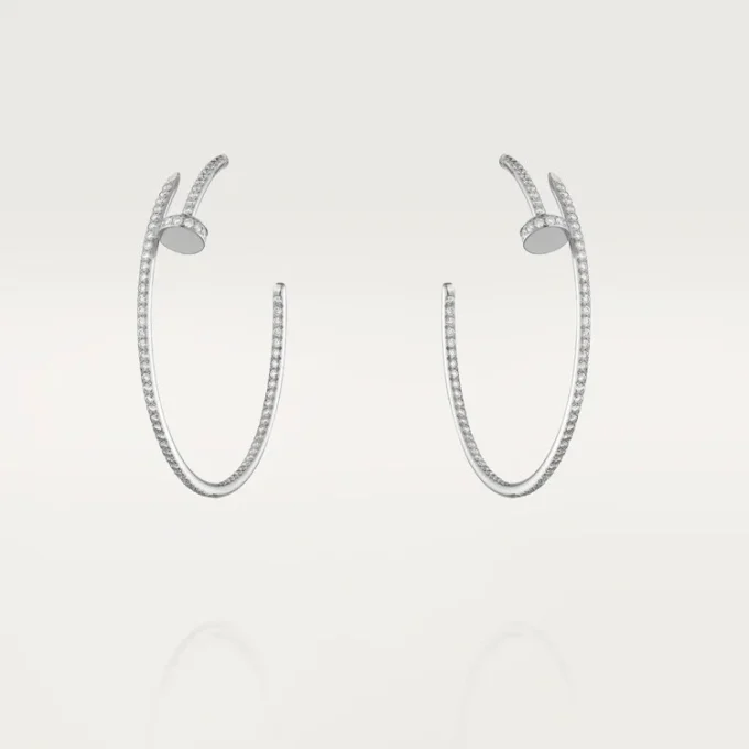 Juste Un Clou Earrings – White Gold, Diamonds – Cartier