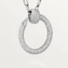 Juste Un Clou Long Necklace, Multiwear, Extra-Large Model, Paved