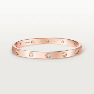 Love Bracelet, Classic Model,10 Diamonds