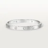 Love Bracelet, Classic Model, Brushed, 4 Diamonds