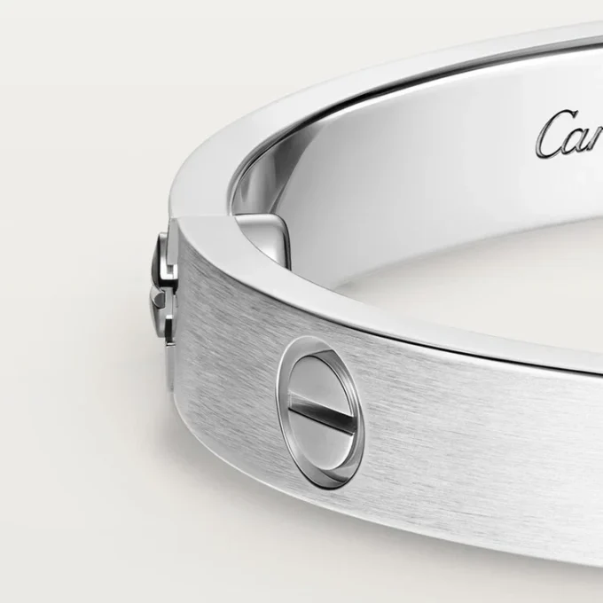 Love Bracelet, Classic Model, Brushed, 4 Diamonds