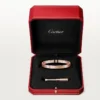 Love Bracelet, Classic Model, Brushed, 4 Diamonds