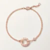 Love Bracelet, on Chain, 2 Diamonds