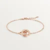 Love Bracelet, on Chain, Paved