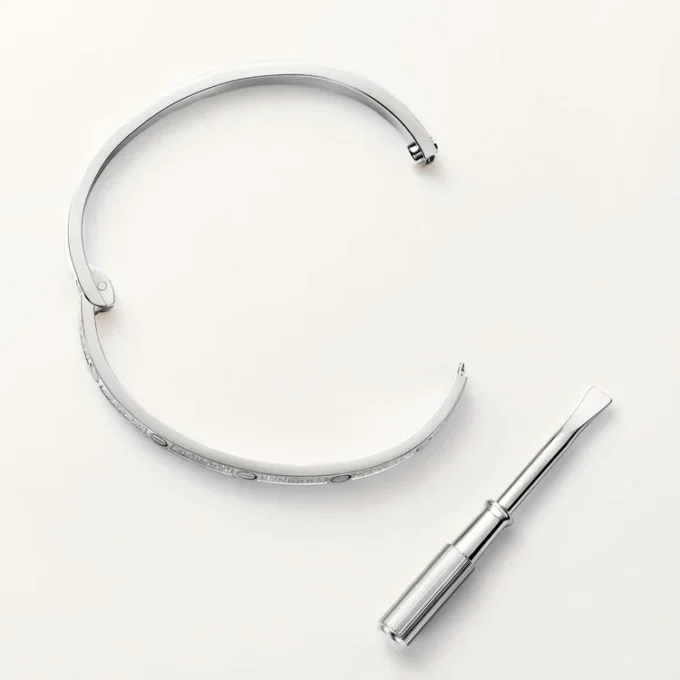 Love Bracelet, Small Model, Paved