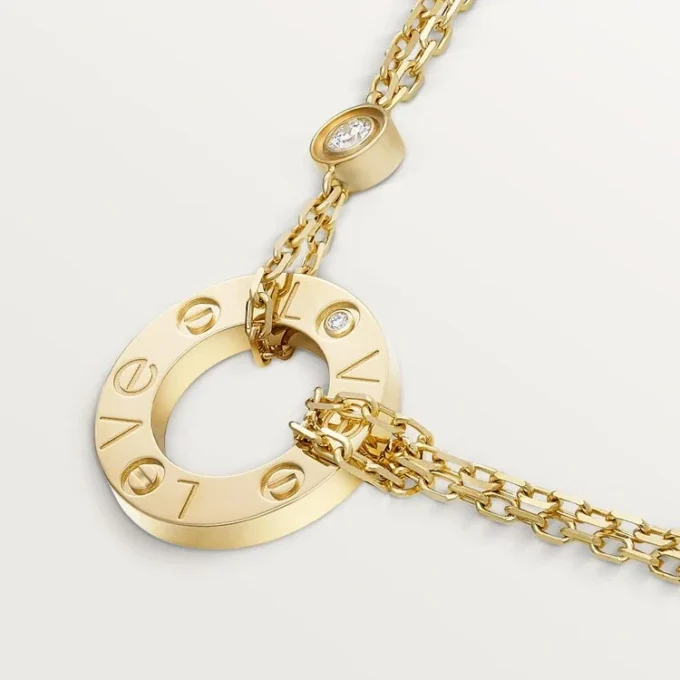 Love Diamond Pendant Necklace, Yellow Gold | Cartier Us