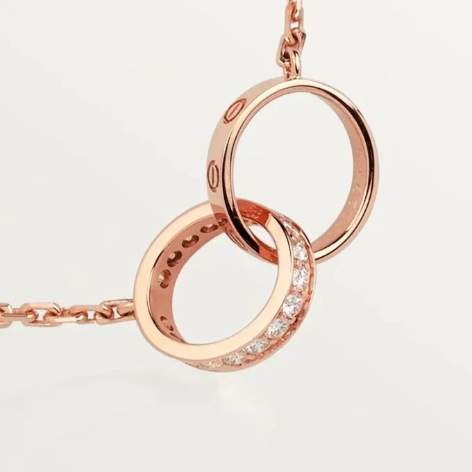 Love Necklace, Diamonds – Rose Gold, Diamonds – Cartier