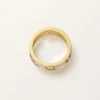 Love Ring, Classic Model, Paved, 6 Diamonds