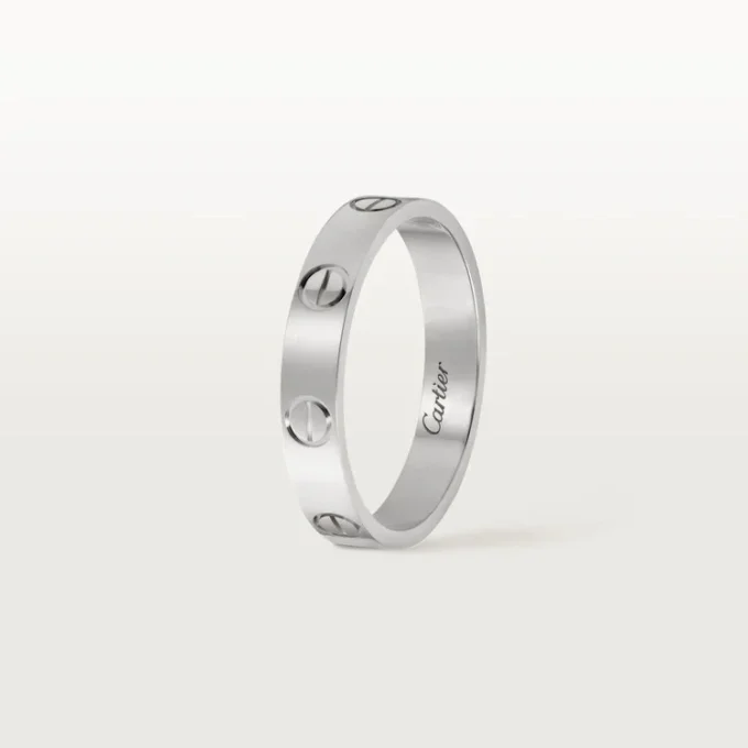 Love Wedding Band – White Gold – Cartier