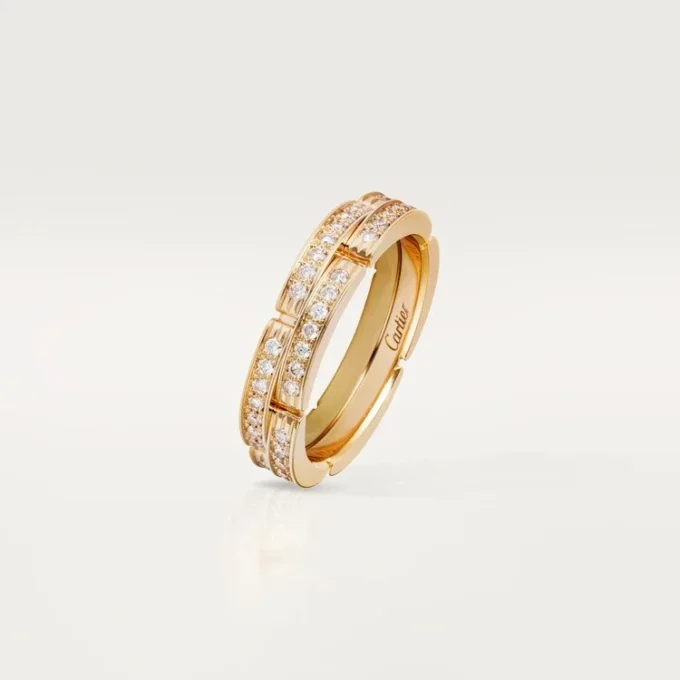Maillon Panthere Ring – Yellow Gold, Diamonds – Cartier