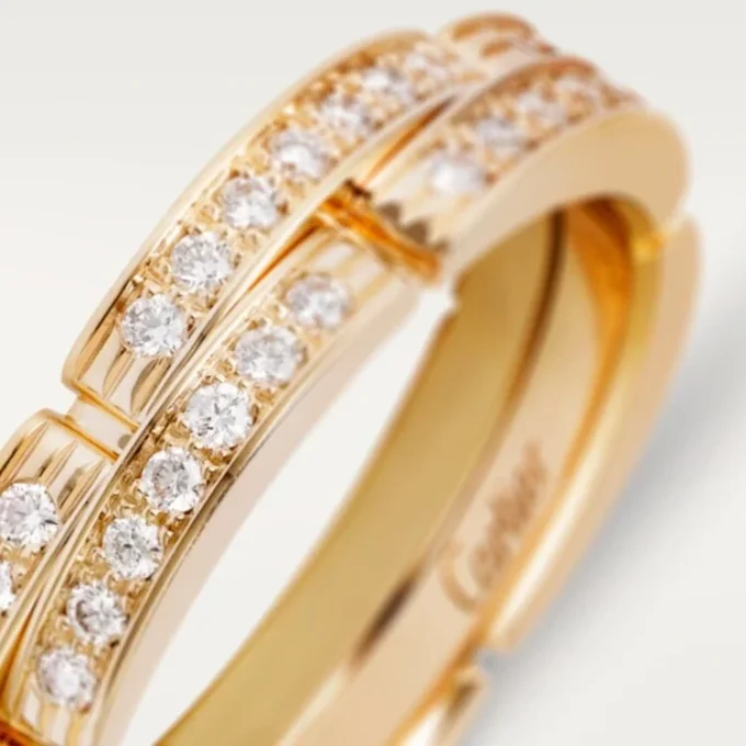 Maillon Panthere Ring – Yellow Gold, Diamonds – Cartier