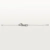 Panthere De Cartier Bracelet, on Chain, Half-Paved