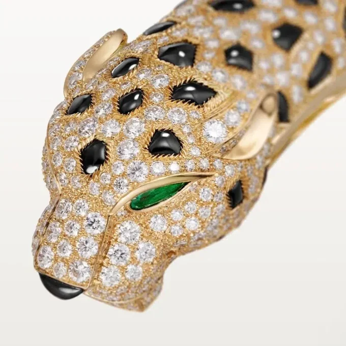 Panthere De Cartier Bracelet, Paved