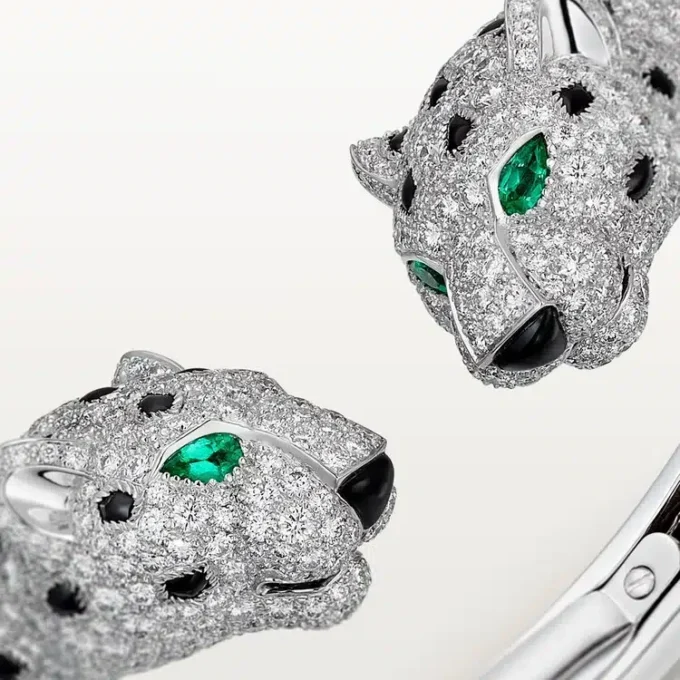 Panthere De Cartier Bracelet, Paved