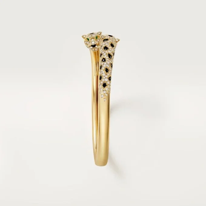Panthere De Cartier Bracelet, Small Model, Half-Paved