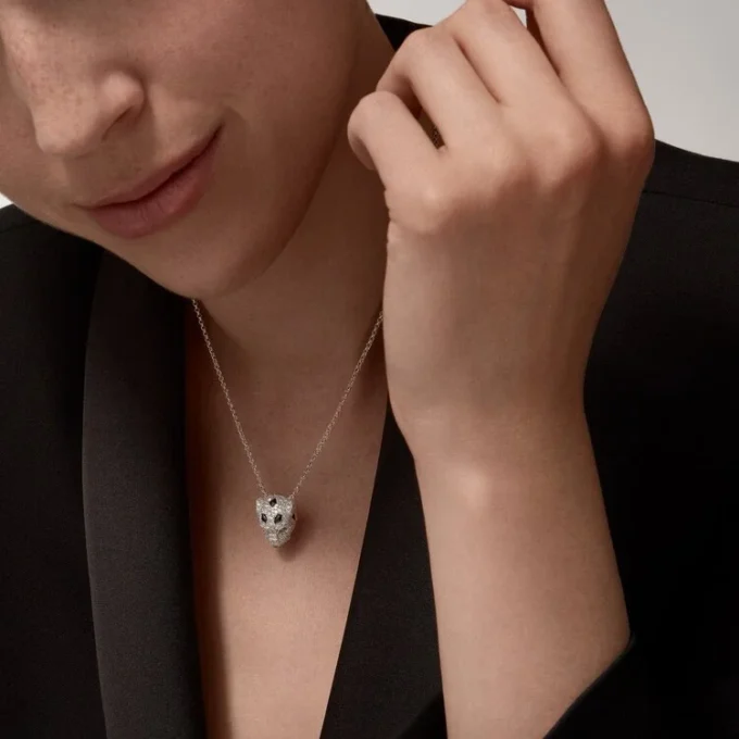 Panthere De Cartier Pendant, Paved