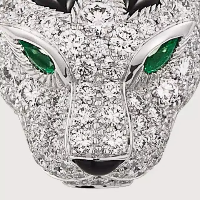 Panthere De Cartier Pendant, Paved
