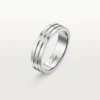 Trinity Wedding Band – White Gold – Cartier