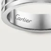 Trinity Wedding Band – White Gold – Cartier