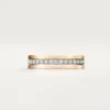 Vendome Louis Cartier Wedding Band, 4.8 Mm Width, Paved